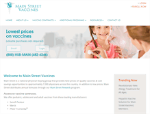 Tablet Screenshot of mainstreetvacs.com